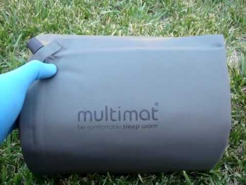 rolled up self inflating mat